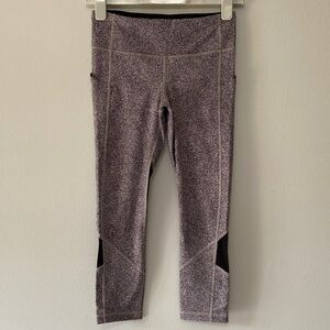 Lululemon Speckled Gray Capri Leggings Size 4